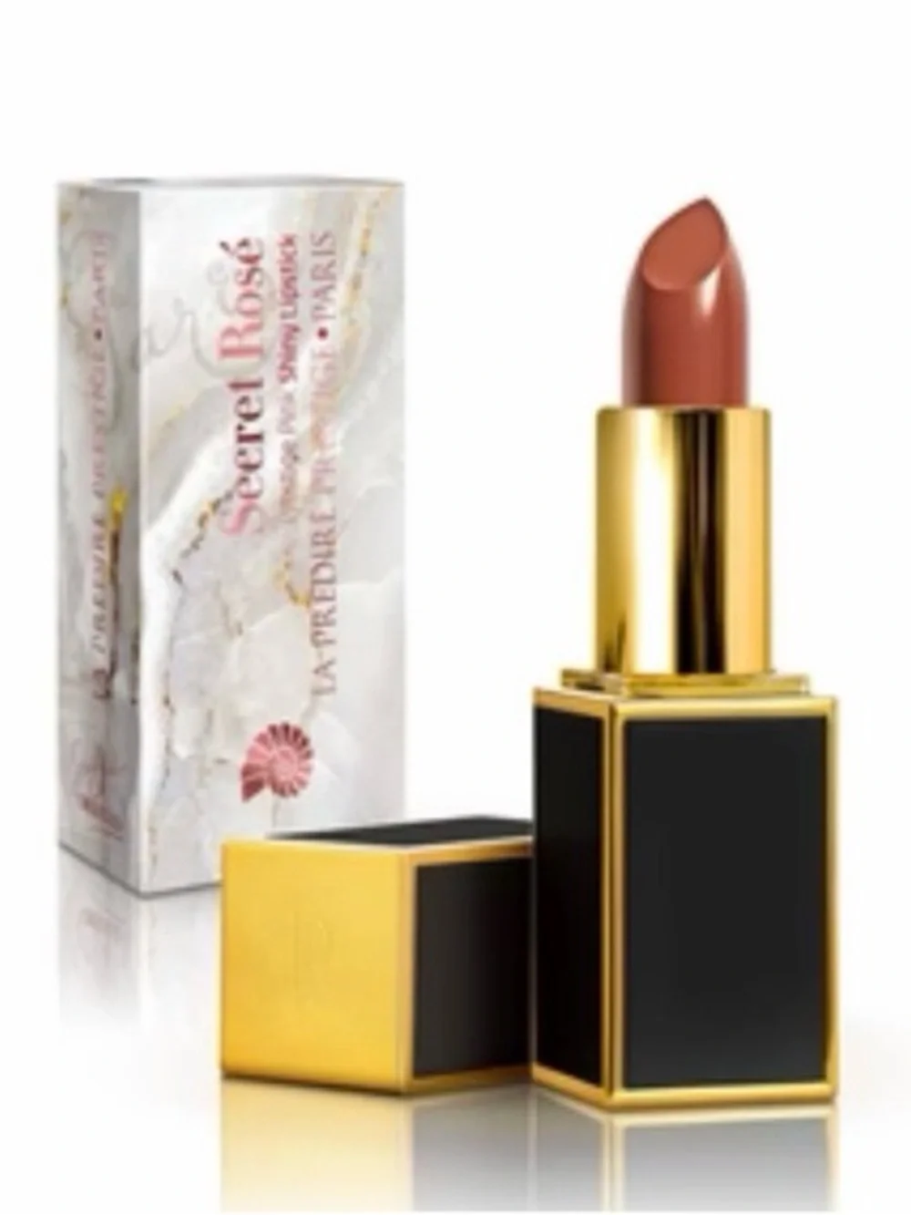Prestige Paris Lipstick Secret Rose Luxurious Shiny Pink
